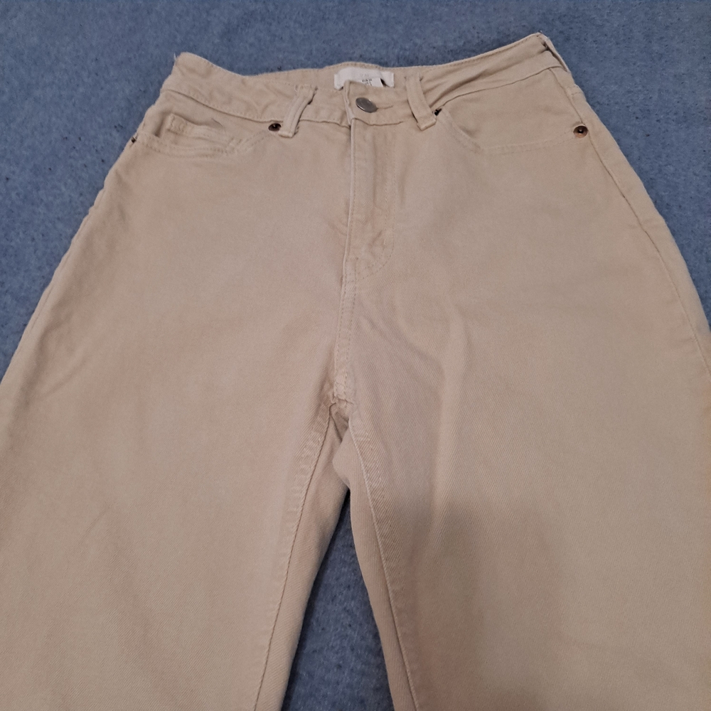 H&M Straight Leg Jean Light Tan